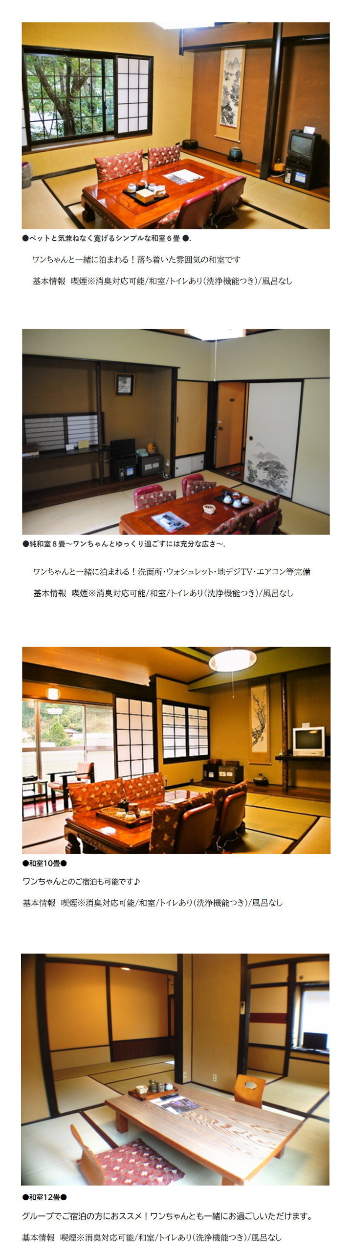 客室のご案内