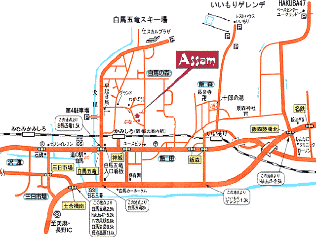 プチホテル アッサム 長野県 白馬神城 の地図 周辺情報 格安旅行の宿泊予約ならトクー プチホテル アッサム 長野県 白馬神城 の地図 周辺情報 格安旅行の宿泊予約ならトクー