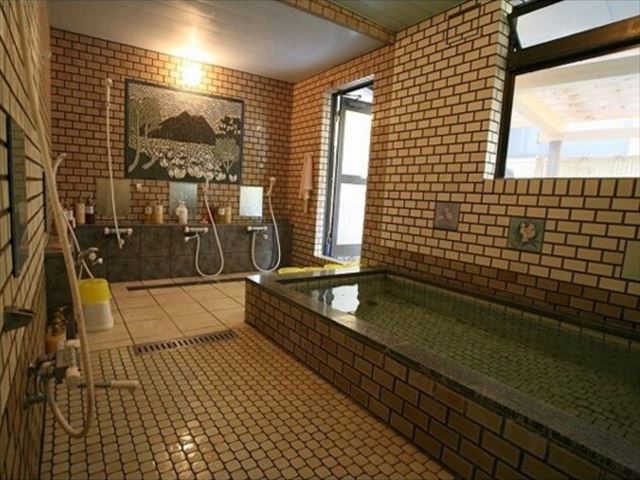 ◆浴室・男湯◆　武尊牧場のレンゲツツジの風景画
