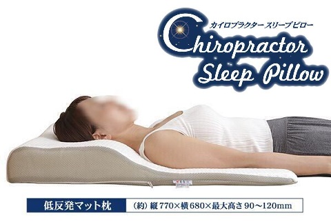 【送料無料】カイロプラクター スリープピロー 特許済低反発枕