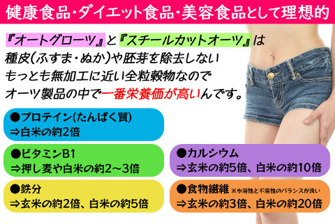 栄養豊富な全粒穀物★お米と一緒に炊くだけ 　オーツ麦【送料無料】