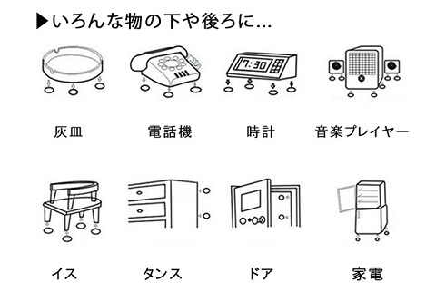 用途色々★床や壁などのキズ防止、ドア,キッチン収納などの閉める時の防音効果のあるシール★防音・防キズシール100粒入り3枚セット【送料無料】