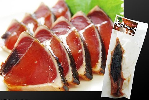 静岡県 焼津の自社工場から直送★かつおたたき大葉にんにく醤油170g×6本　にんにく味とさっぱり大葉が絶妙なハーモニー