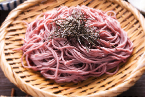 暑～いこの時期にはさっぱりとしたのど越しの良い！讃岐 梅ざる・茶ざる 選べる6食分セット（つゆ付）【配送無料】