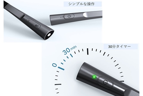 【送料無料】RAKNO ネックLEDライト グレー