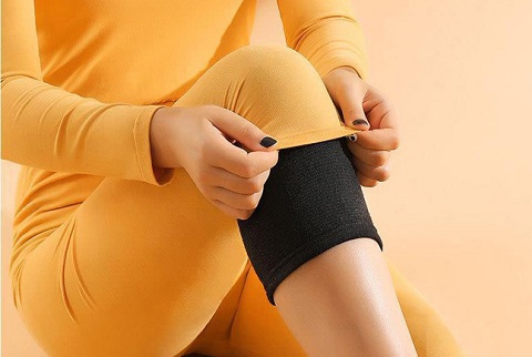 男女兼用★暖か膝関節サポーター2枚セット【送料無料】