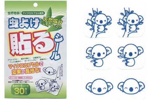 【送料無料】日本製 虫よけ貼るシール 30枚入り