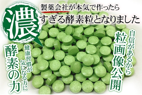 製薬会社が本気で作った自信の酵素粒！この1粒に野菜などが凝縮【送料無料】超酵素377