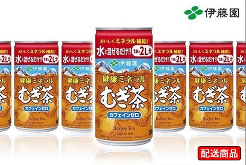 ※希釈用(缶)30本  訳あり➡賞味期限：2022年7月31日までだから59％OFF★伊藤園ミネラルむぎ茶 【送料無料】
