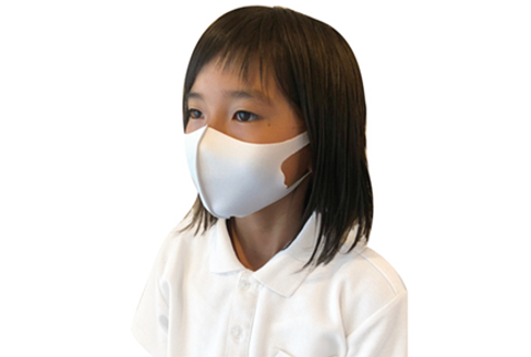 【子供用：ホワイト色】ホットフィットマスク（冬用マスク）3枚セット【送料無料】