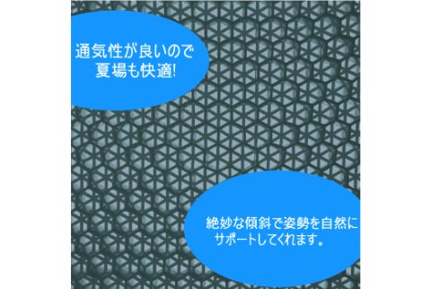 【送料無料】二重構造 ジェルクッション　選べる2色（ブルー・ブラック）　