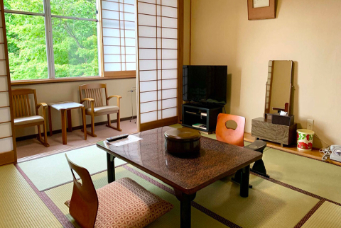 【素泊まり】尻焼き風呂の桐島屋旅館