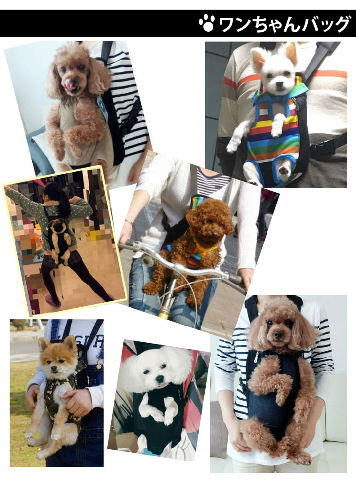 犬用お散歩抱っこバッグ