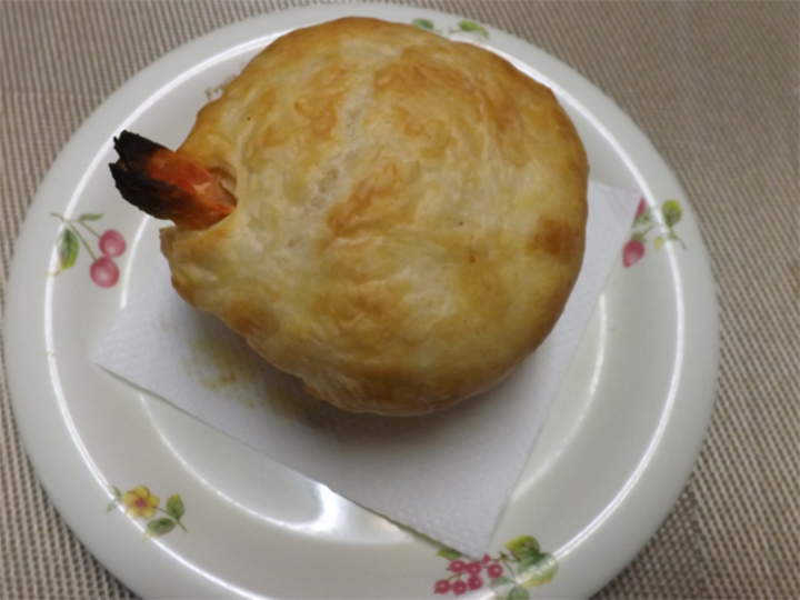 シーフードのパイ包み
