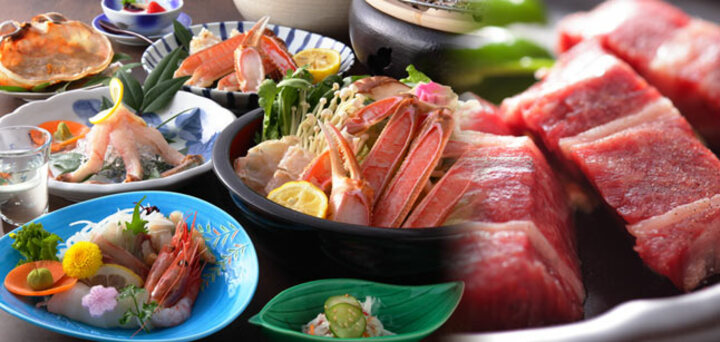 但馬牛付かに鍋コース