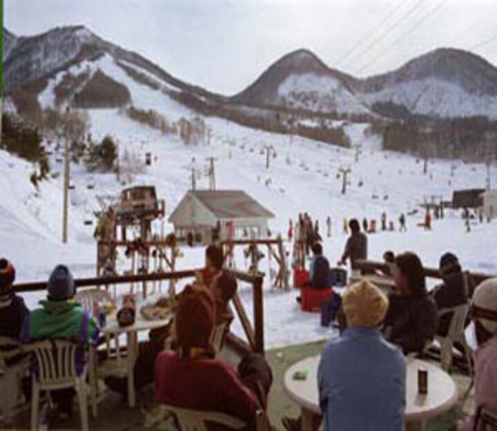 ゲレンデ側レストラン