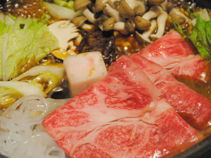 信州牛のすき焼き