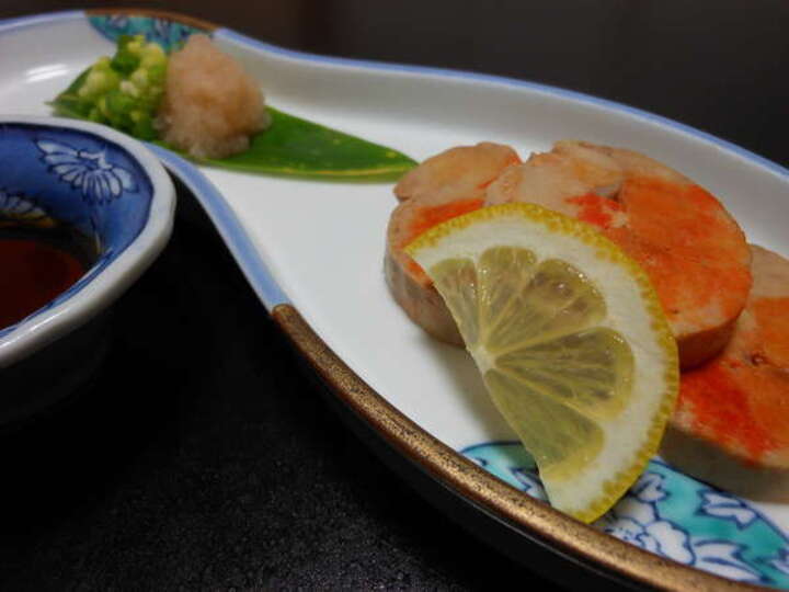 あん肝ポン酢仕立てトロリと甘いあん肝をポン酢でさっぱりと
