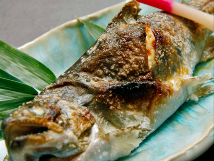 ヤマメの塩焼き