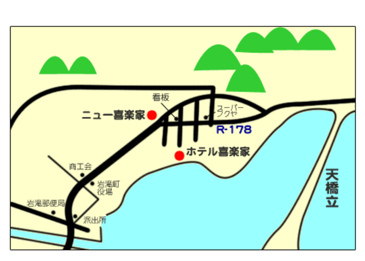 岩滝温泉ホテル喜楽家 京都府 天橋立 のアクセス 周辺情報 格安旅行の宿泊予約ならトクー