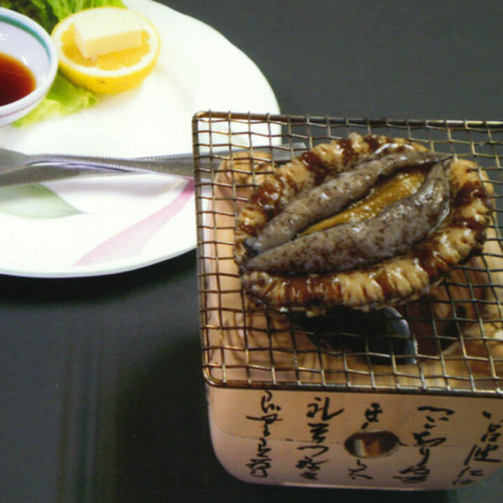料理イメージ（あわび踊り焼き）
