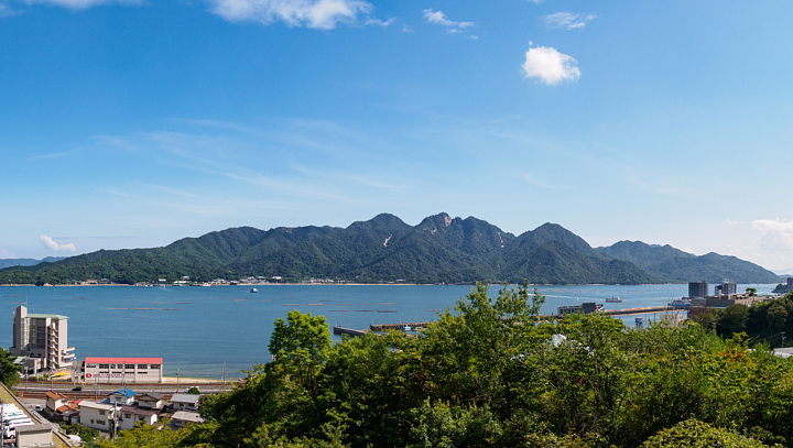 広島湾の美しい眺め