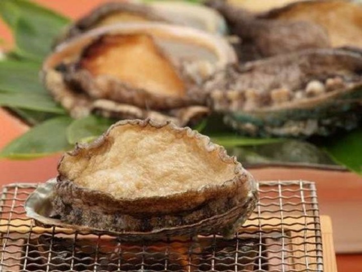 鮑の踊り焼き