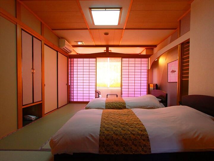 【素泊専用】和室10畳ツインベッド（禁煙）