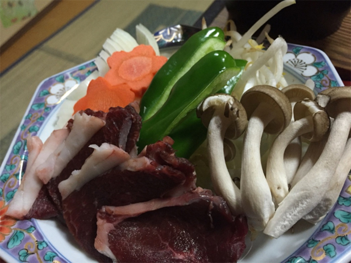 北海道から取り寄せている鹿肉