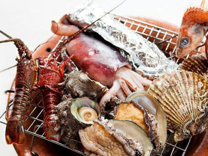 海鮮炭火焼デラックスプラン