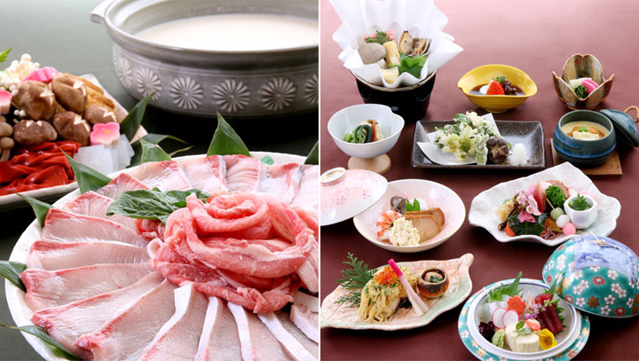京都らしい京都ならではのお料理。冬は豆乳鍋も登場
