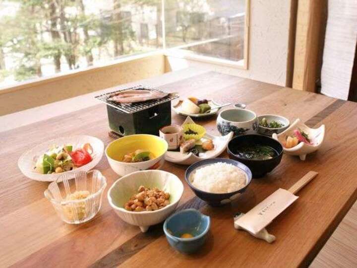 朝食一例