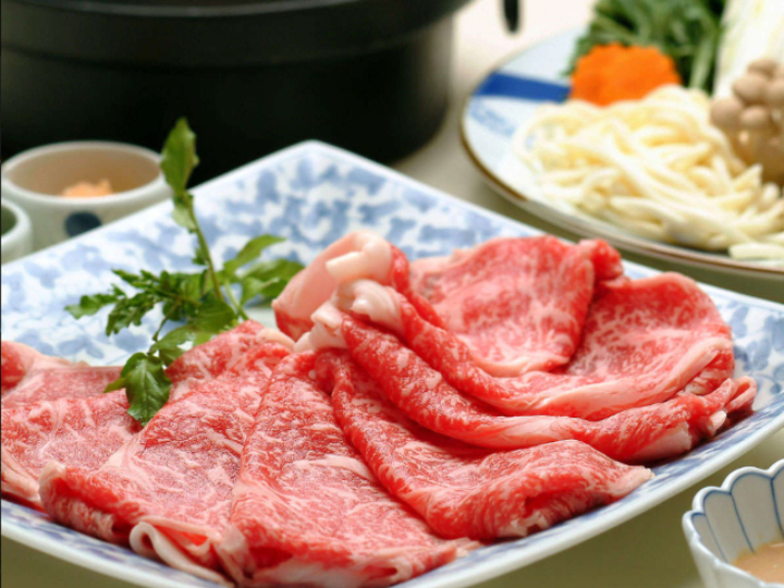 喜らくの定番○● 「４つのメニュー」から選べる夕食プラン　しゃぶしゃぶ（イメージ）