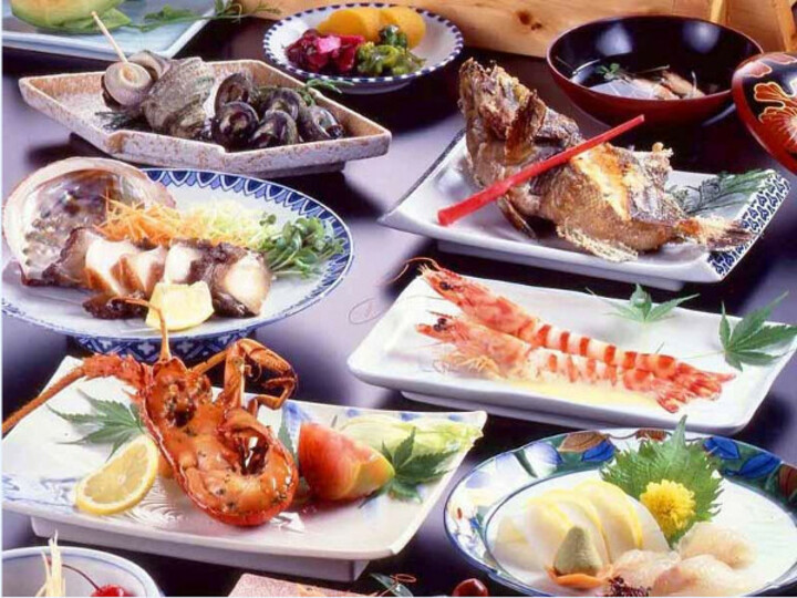 ご夕食一例　海の幸たっぷり豪快会席