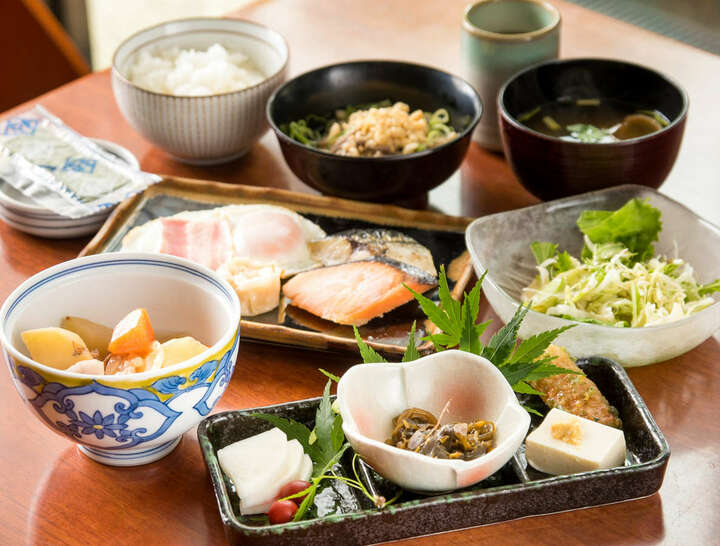 朝食バイキング一例（和食）
