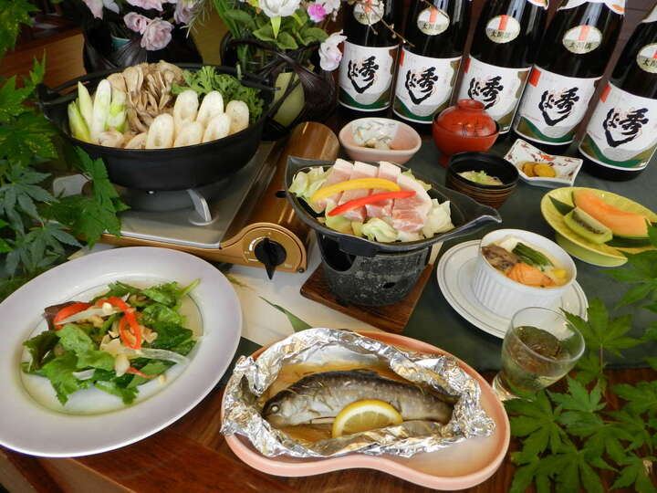 ご夕食一例（秋の楽彩会席）