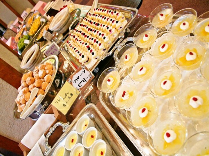 長野県だからりんごを使ったデザートもあるでね