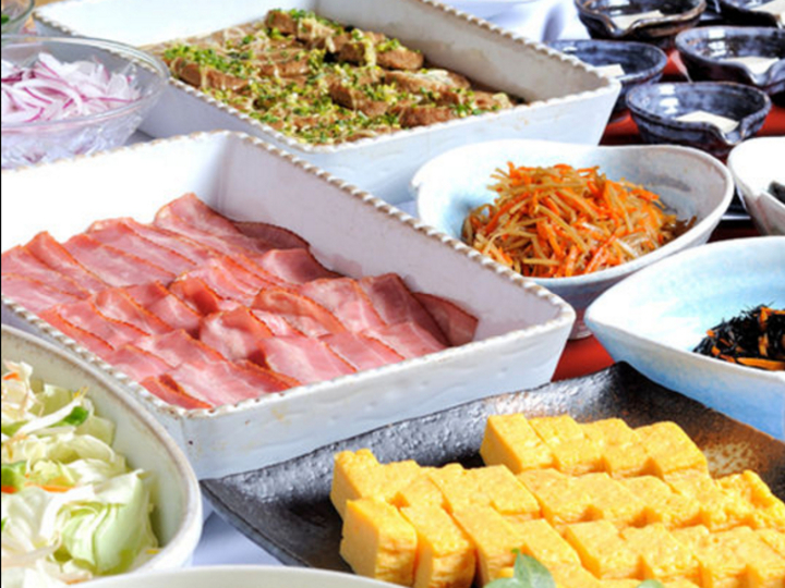 朝食一例
