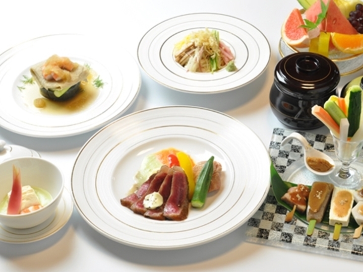 季節の和洋食の一例