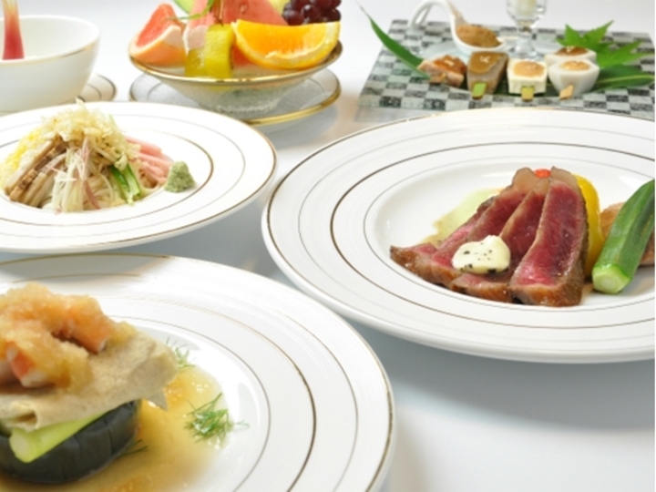 季節の和洋食の一例