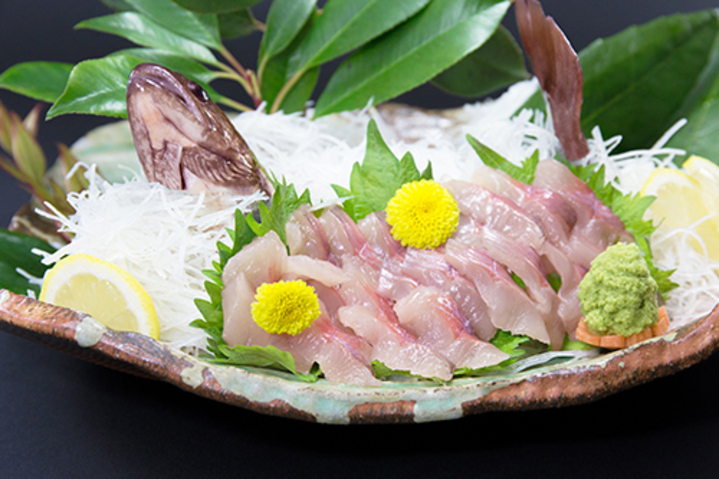 別注料理・岩魚の姿造り