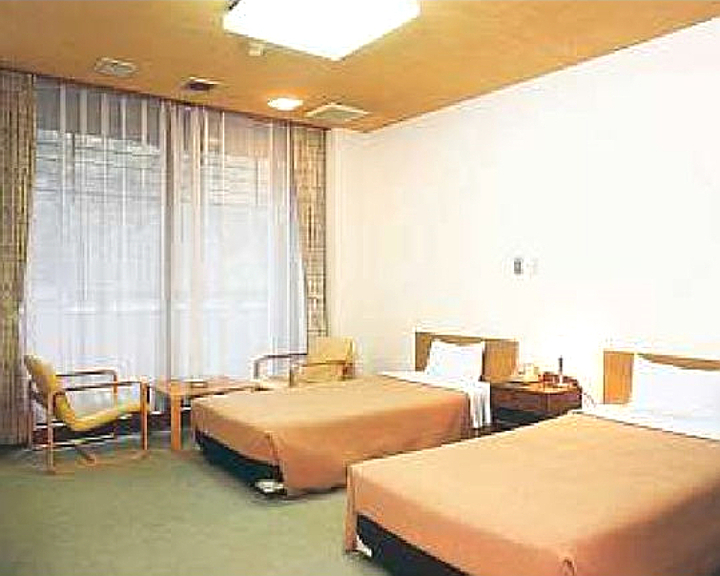 【洋室】ツインベッドRoom ＜トイレ付＞ ※車いす対応可能.