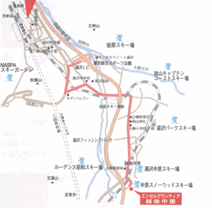 エンゼルグランディア越後中里 新潟県 中里 の地図 周辺情報 格安旅行の宿泊予約ならトクー