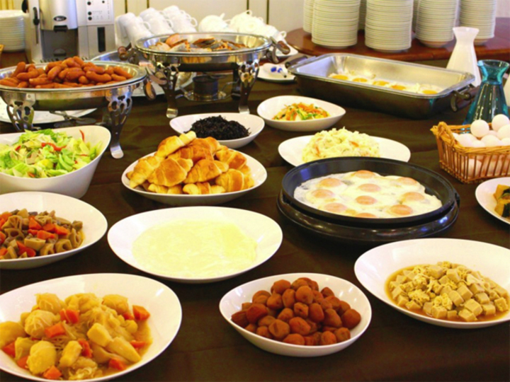 朝食ビュッフェ 一例