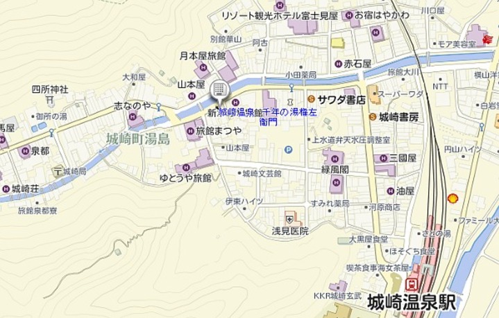 千年の湯 権左衛門 兵庫県 城崎温泉 のアクセス 周辺情報 格安旅行の宿泊予約ならトクー