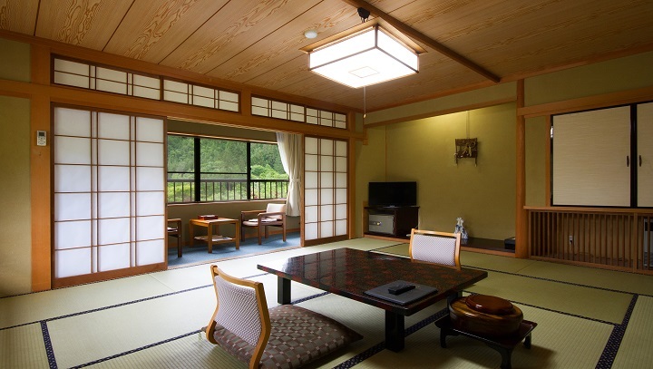 北アルプス一望♪絶景和室10畳[トイレ付].
