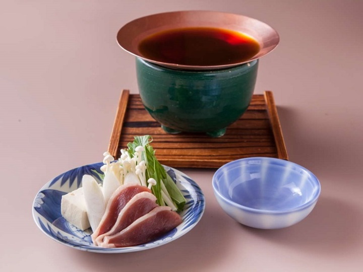 【朝食】鴨すき(選べる1品)