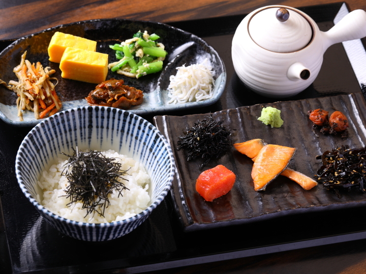 【朝食】茶漬け定食