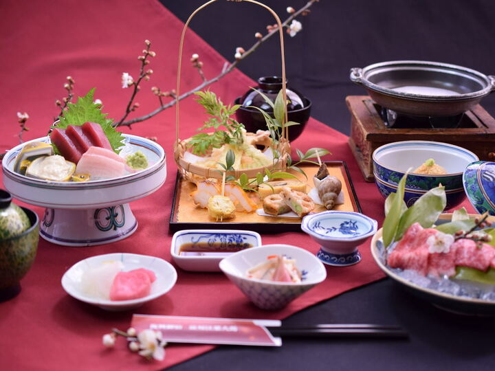 季節の会席料理一例