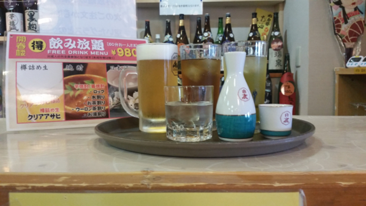 お酒も60分飲み放題！！